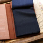 Sartoria Curvarti "BESPOKE" Loro Piana TASMANIAN Super170's WOOL SINGLE BREASTED SUITS NAVY CHECK 2025AW サルトリア・クルヴァルティ ビスポーク ロロピアーナ タスマニアン カシミヤ ウール シングルブレステッド ネイビーチェック 2025春夏 愛知 名古屋 Alto e Diritto altoediritto アルトエデリット