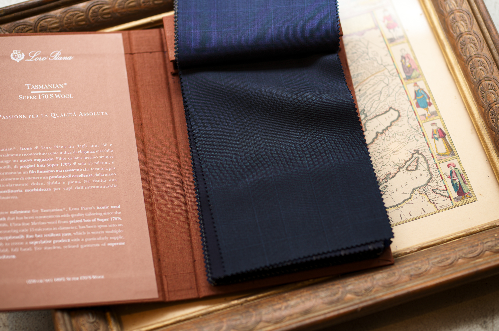 Sartoria Curvarti "BESPOKE" Loro Piana TASMANIAN Super170's WOOL SINGLE BREASTED SUITS NAVY CHECK 2025AW サルトリア・クルヴァルティ ビスポーク ロロピアーナ タスマニアン カシミヤ ウール シングルブレステッド ネイビーチェック 2025春夏 愛知 名古屋 Alto e Diritto altoediritto アルトエデリット