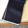 Sartoria Curvarti “BESPOKE” CERRUTI OXYGEN WINTER VIRGIN WOOL and SILK SINGLE BREASTED JACKET NAVY HOUNDTOOTH 2025のイメージ
