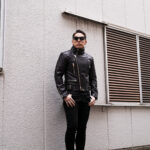 UNFADING (アンフェイディング) EAGLE (イーグル) SEMI DOUBLE RIDERS Cow Leather カウレザー セミダブル ライダース ジャケット BLACK (ブラック) Made in Japan (日本製) 愛知 名古屋 Alto e Diritto altoediritto アルトエデリット 魔裟斗 masato 魔裟斗チャンネル YOUTUBE 革ジャン レザージャケット 　ライダースジャケット