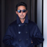 1PIU1UGUALE3 BLACK MILITARY BY YOSHIMASA HOSHIBA Vol.1 "13 STAR 10 BUTTON P-COAT" CASHMERE NAVY 2025【Special Model】 ウノピュウノウグァーレトレ 干場義雅 愛知 名古屋 Alto e Diritto altoediritto アルトエデリット Pコート ネイビー 紺色