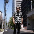 BALMAIN（バルマン）BIG LOVE LETTER SHIRT (ビッグ ラブ レター シャツ) プリント シャツ NOIR (ブラック) 2025のイメージ