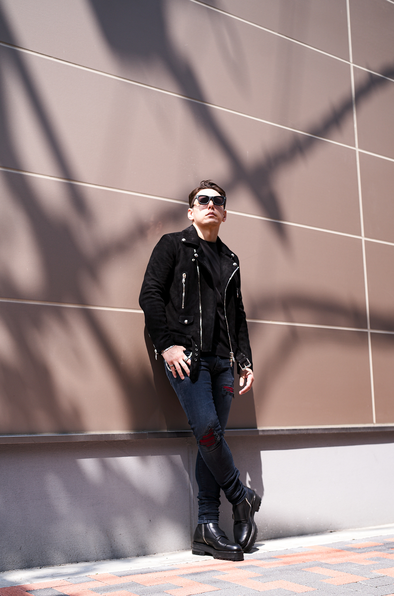 Balvenie Wilhelm (バルヴェニー ヴィルヘルム) No.01 DOUBLE RIDERS 925 SILVER (ナンバーゼロワン ダブルライダース 925シルバー) DEER OIL BACK SUEDE LEATHER (ディア オイル バック スウェード) スウェードレザー ジャケット ダブルライダース ジャケット BLACK (ブラック) Made In England (イギリス製) 愛知 名古屋 Alto e Diritto altoediritto 東京 TOKYO レザージャケット ライダースジャケット