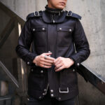 Balvenie Wilhelm (バルヴェニー ヴィルヘルム) No.19 SAFARI JACKET 925 SILVER (ナンバーナインティーン サファリジャケット 925シルバー) COW LEATHER (カウレザー) レザージャケット サファリジャケット BLACK (ブラック) Made In England (イギリス製) 【Special Model】愛知 名古屋 Alto e Diritto altoediritto アルトエデリット