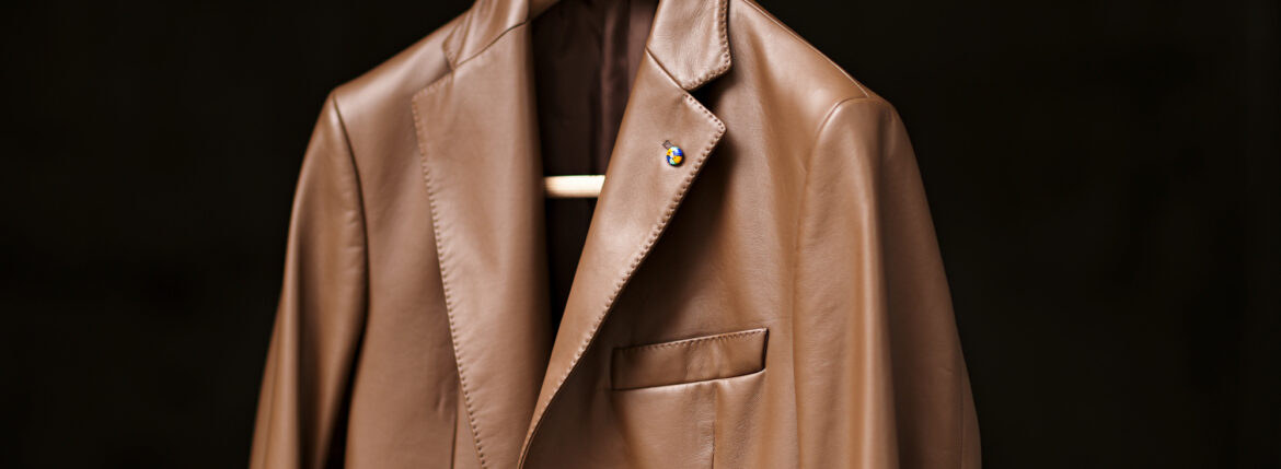 BELVEST 2B LAMB NAPPA LEATHER LIGHT WEIGHT LEATHER JACKET BROWN 2026SS 　ベルベスト ラムナッパレザー ジャケット ブラウン 茶色 2026年 春夏 愛知 名古屋 Alto e Diritto altoediritto アルトエデリット