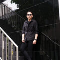 CRUNA (クルーナ) BRUGES (ブルージュ) Relax Fit Overshirt リラックス フィット オーバー シャツ NERO (ブラック・900) Made in Italy (イタリア製) 2025春夏新作のイメージ