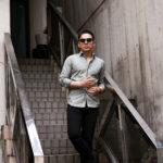 Finamore (フィナモレ) SEUL ITALIAN COLOR STRETCH COTTON SHIRTS ストレッチコットン ワンピースカラー シャツ KHAKI (カーキ・1) made in italy (イタリア製) 2025 愛知 名古屋 Alto e Diritto altoediritto アルトエデリット