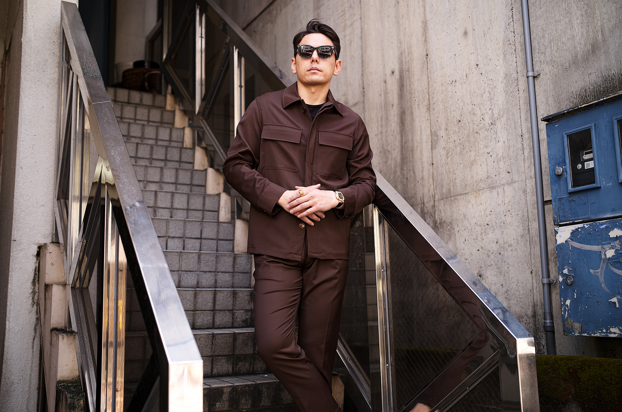 FIXER BLACK PANTHER 18K GOLD HAVANA // CRUNA BRUGES Relax Fit Overshirt CIOCCOLATO // Balvenie Wilhelm VALIANT RING 22K GOLD // PATEK PHILIPPE Nautilus 5712R // CRUNA KENSINGTON 1P Taparde Trousers CIOCCOLATO フィクサー ブラックパンサー 18Kゴールド ハバナ クルーナ チョコレート ブラウン バルヴェニーヴィルヘルム ヴァリアントリング 22Kゴールド パテックフィリップ ノーチラス 愛知 名古屋 Alto e Diritto altoediritto アルトエデリット