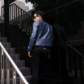 FIXER F0 SINGLE RIDERS Cow Leather “NAVY”のイメージ