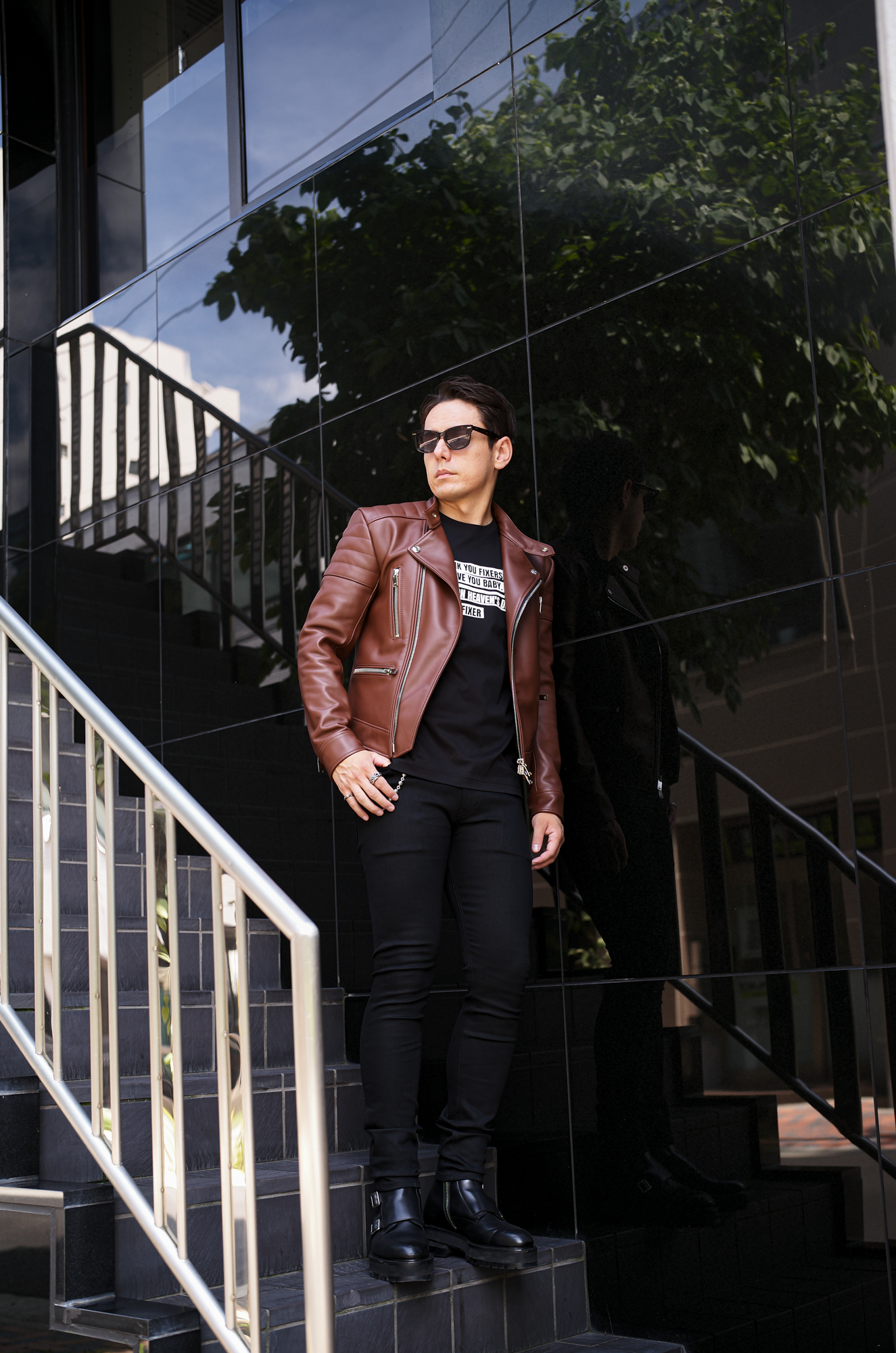FIXER(フィクサー) F7(エフセブン) SEMI DOUBLE RIDERS Cow Leather セミダブルライダース ジャケット BROWN (ブラウン)  【ご予約開始します】【2024.1.04(Thu)～2024.1.14(Sun)】愛知 名古屋 Alto e Diritto altoediritto アルトエデリット