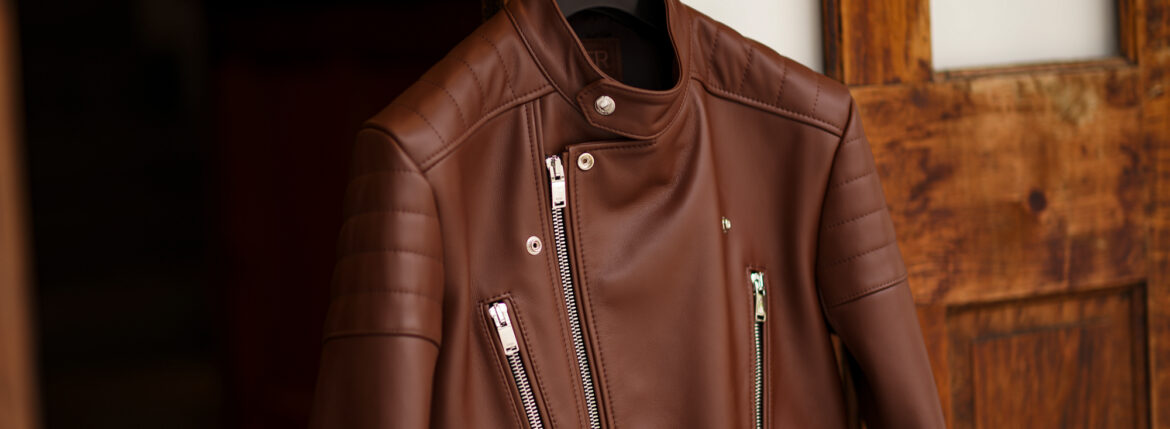 FIXER F7 SEMI DOUBLE RIDERS Cow Leather "BROWN" フィクサー エフセブン ダブルライダース カウレザー ブラウン 愛知 名古屋 Alto e Diritto altoediritto アルトエデリット