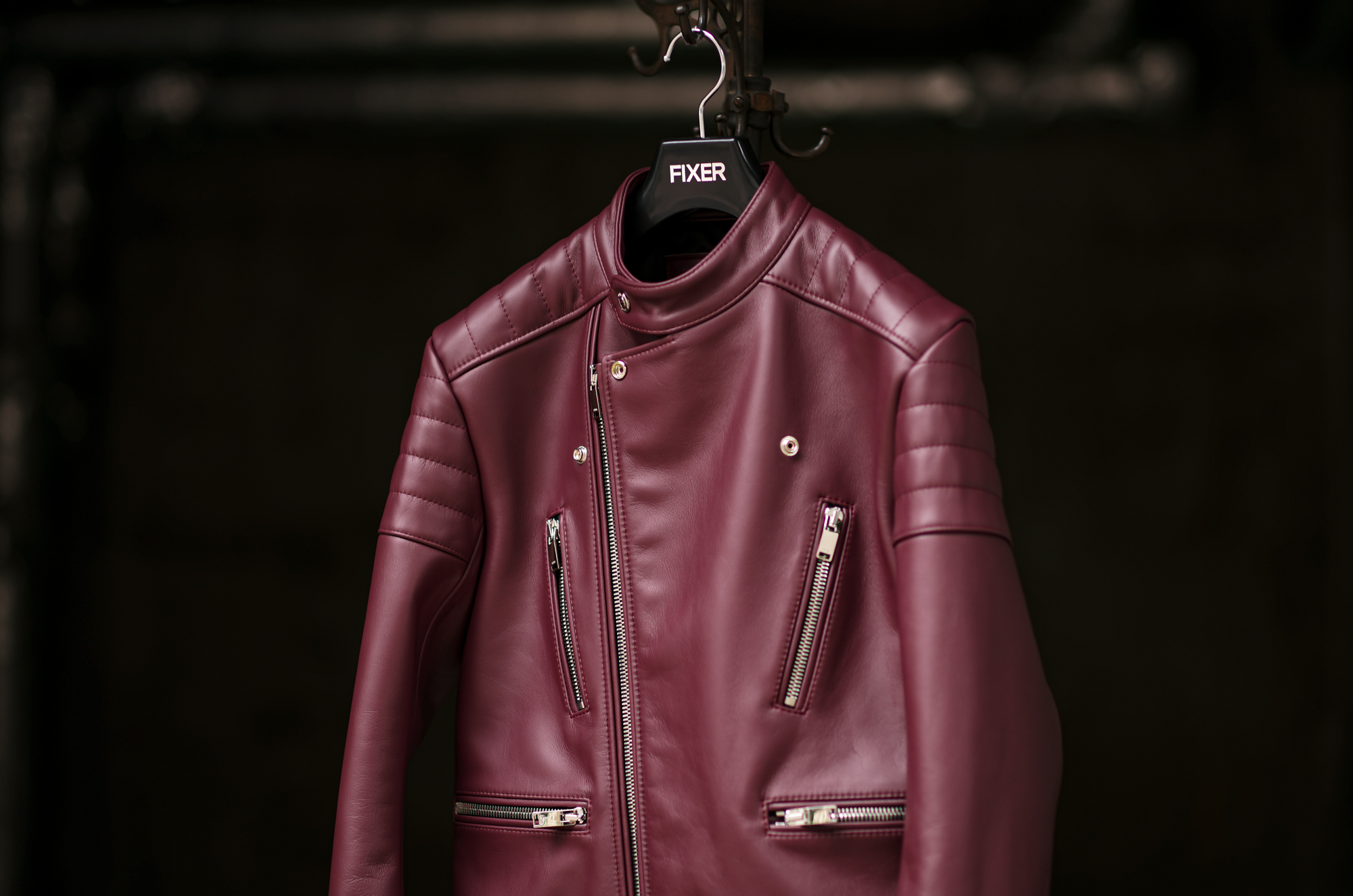 FIXER F7 SEMI DOUBLE RIDERS Cow Leather BURGUNDY フィクサー エフセブン ダブルライダース カウレザー バーガンディー 愛知 名古屋 Alto e Diritto altoediritto アルトエデリット