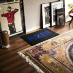 FIXER (フィクサー) FMT-01 LOGO MAT ロゴマット BLACK × BLUE (ブラック×ブルー) 【ご予約開始】【2025.6.12(Thu)～2025.6.29(Sun)】 愛知 名古屋 Alto e Diritto altoediritto アルトエデリット 黒青