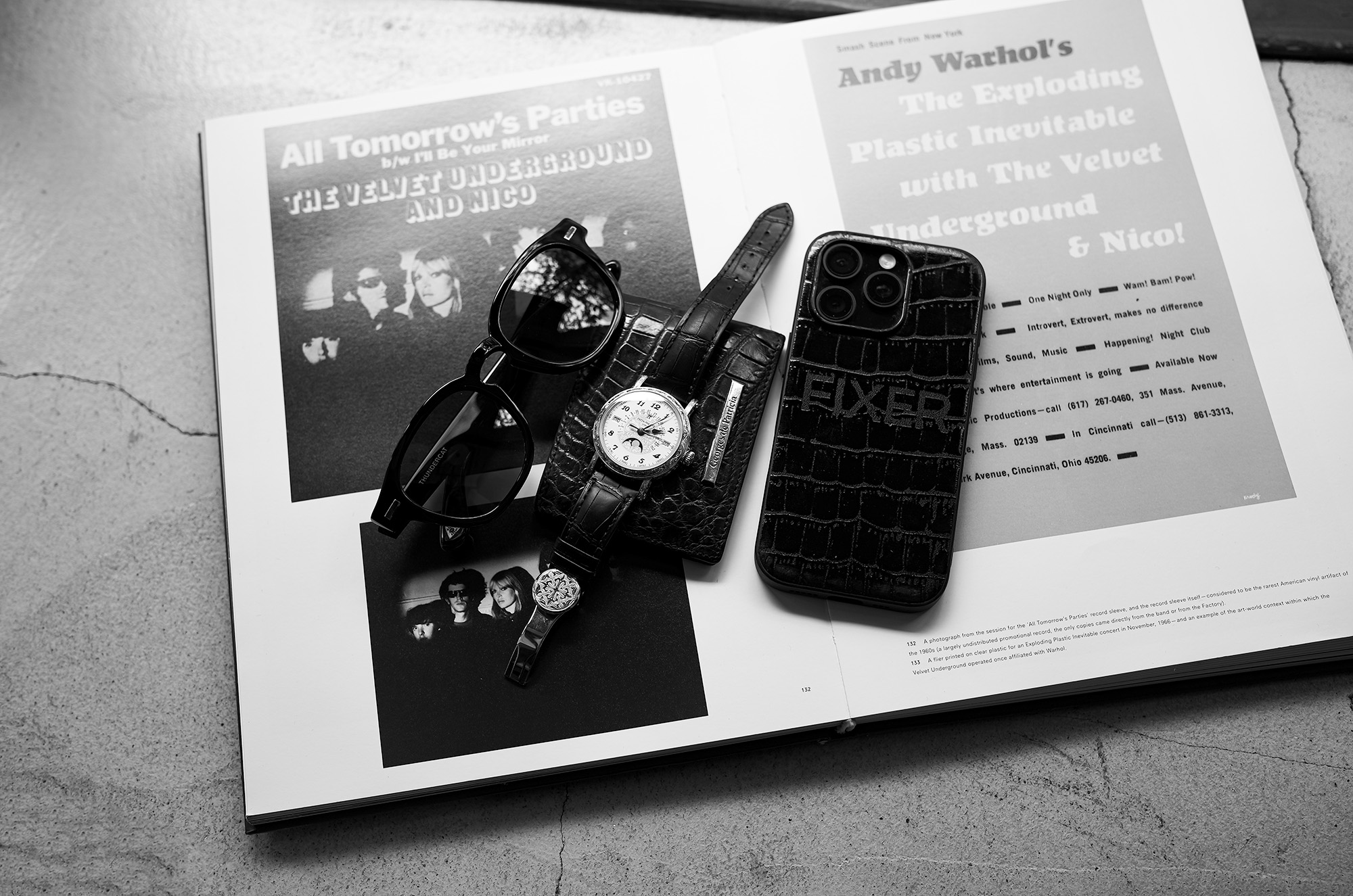 FIXER "THUNDERCAT" 18K GOLD BLACK SMOKE // Georges de Patricia "Cloud Crocodile" 18K GOLD // PATEK PHILIPPE "5160/500R-001" // FIXER iPhone 16Pro "Crocodile Case" フィクサー サンダーキャット 18Kゴールド ブラックスモーク ジョルジュドパトリシア クラウドクロコダイル パテックフィリップ アイフォンケース クロコダイル 愛知 名古屋 Alto e Diritto altoediritto アルトエデリット