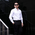 ISAIA (イザイア) Pointed collar shirt (ポインテッドカラー シャツ) コットンポプリン ポインテッドカラー シャツ WHITE (ホワイト) Made in italy (イタリア製) 2025 【Alto e Diritto 別注】【Special Model】のイメージ