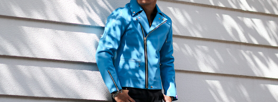 ROYAL LUSTER (ロイヤルラスター) Noah (ノア) DOUBLE RIDERS Calf Leather ダブルライダース ジャケット TURQUOISE (ターコイズ) 愛知 名古屋 Alto e Diritto altoediritto アルトエデリット