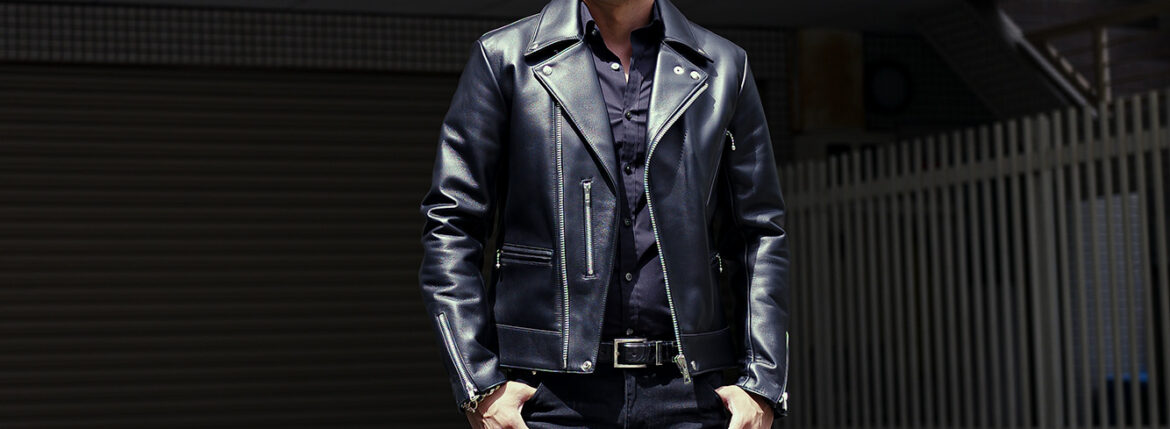 ROYAL LUSTER (ロイヤルラスター) Noah (ノア) DOUBLE RIDERS Calf Leather ダブルライダース ジャケット BLACK (ブラック) レザージャケット 愛知 名古屋 Alto e Diritto altoediritto アルトエデリット