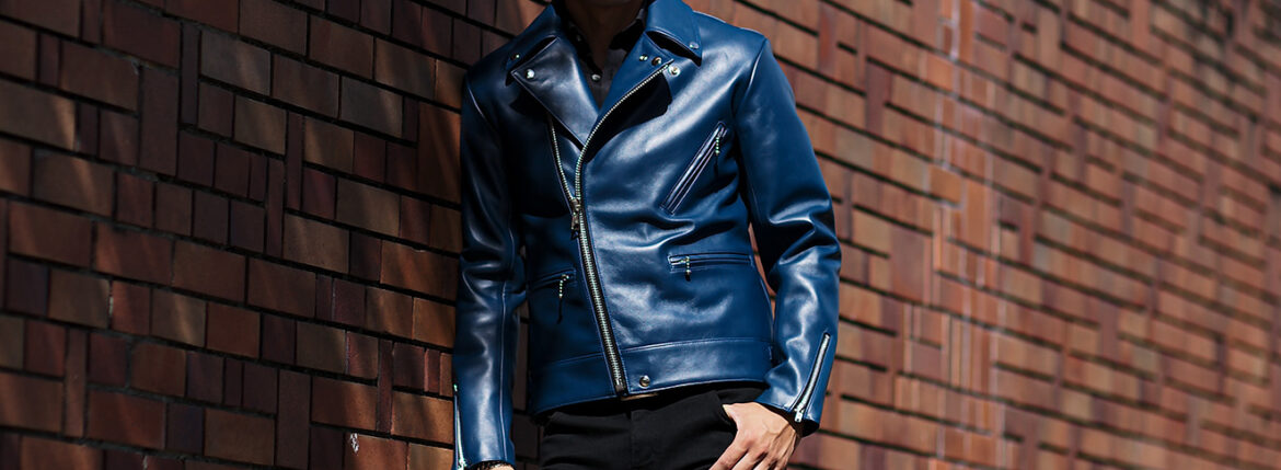 ROYAL LUSTER (ロイヤルラスター) Noah (ノア) DOUBLE RIDERS Calf Leather ダブルライダース ジャケット NAVY (ネイビー) 愛知 名古屋 Alto e Diritto altoediritto アルトエデリット