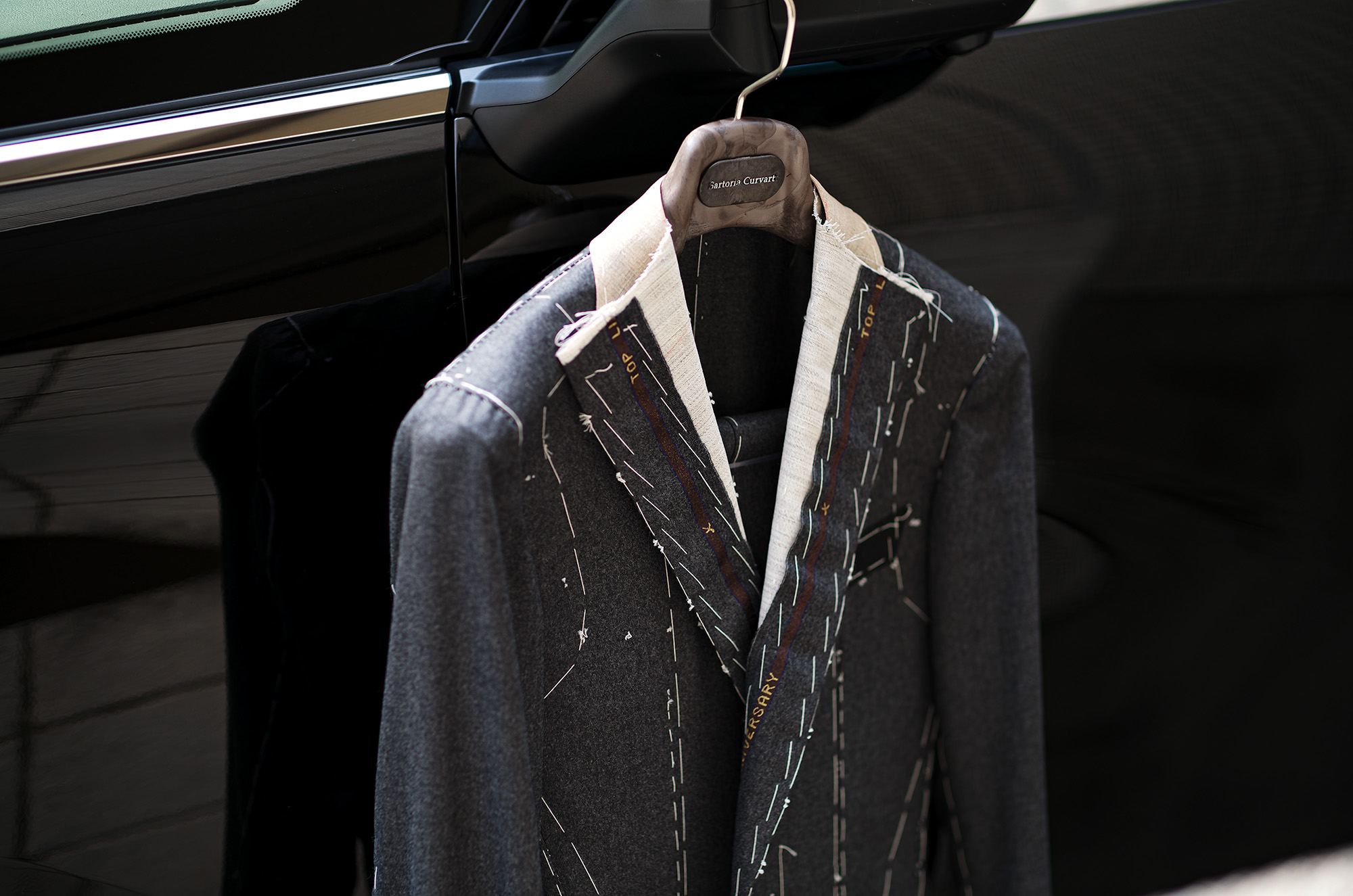 Sartoria Curvarti "BESPOKE" Drapers TOP LINE Super150's and CASHMERE SINGLE BREASTED SUIT Medium Gray 2025 サルトリア・クルヴァルティ ビスポーク ドラッパー トップライン カシミア ミディアムグレー 2025秋冬 愛知 名古屋 Alto e Diritto altoediritto アルトエデリット