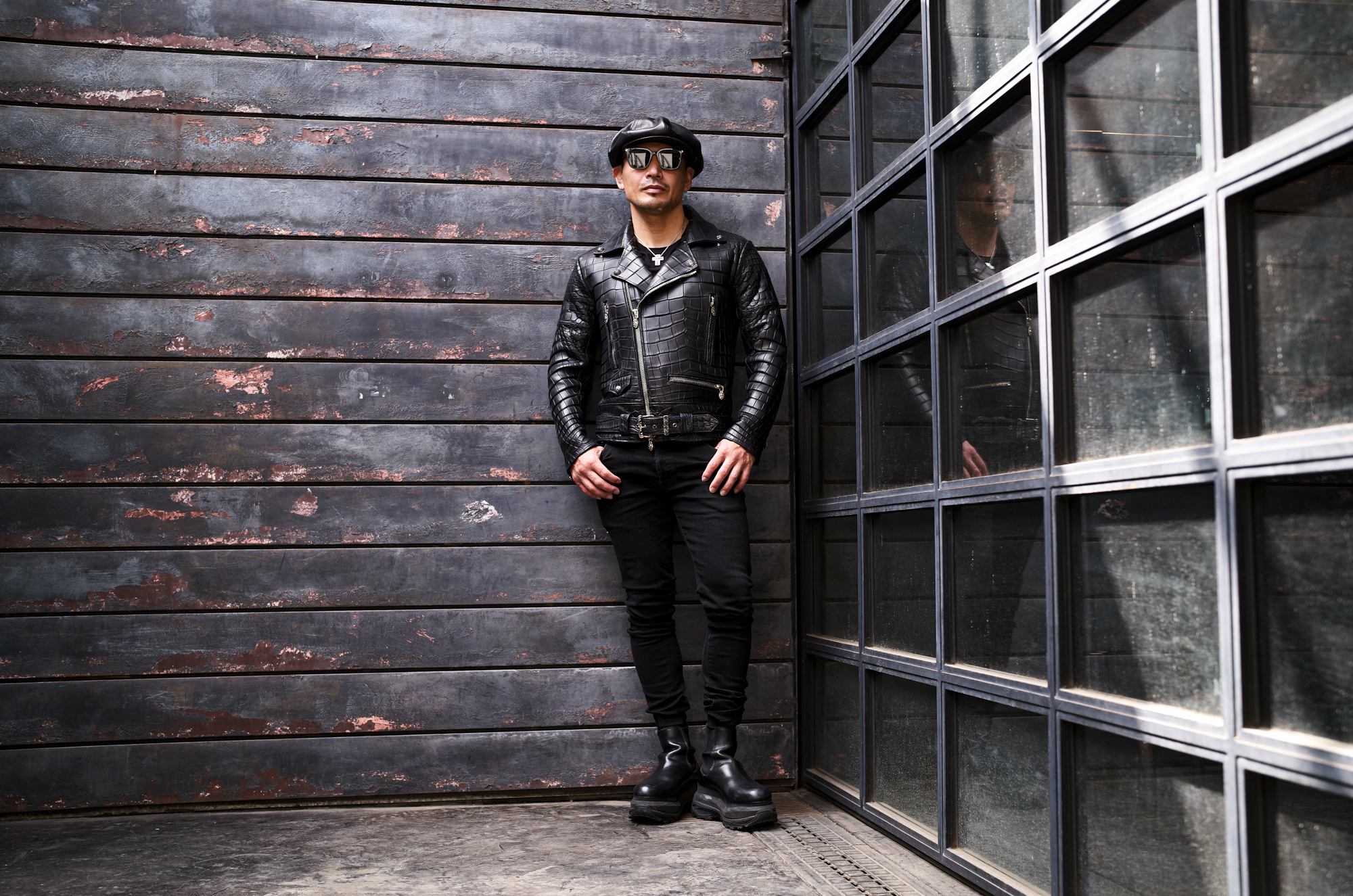 UNFADING (アンフェイディング) OCELOT (オセロット) SKINNY COMFORT DENIM ワンウォッシュ スキニー ストレッチ デニム パンツ BLACK (ブラック・D90) MADE IN JAPAN (日本製) 2025 魔裟斗 愛知 名古屋 Alto e Diritto altoediritto アルトエデリット 魔裟斗デニム 黒デニム ブラックデニム