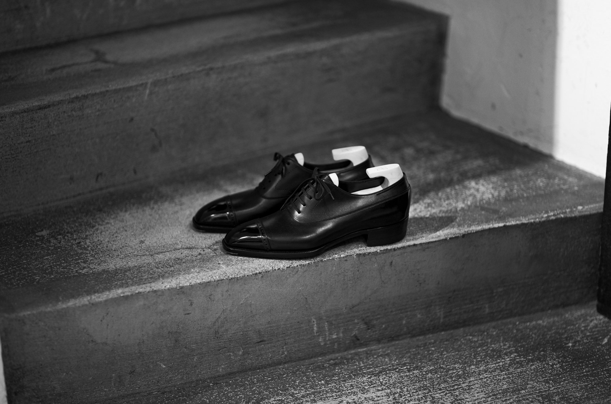 Yohei Fukuda MTO H/C Celeste Black Calf Leather Black 2025 ヨウヘイフクダ トゥーキャップ シューズ ブラックカーフ レザー ブラック 2025年 愛知 名古屋 Alto e Diritto altoediritto アルトエデリット