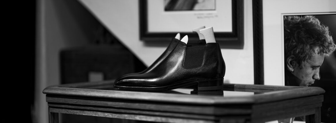 Yohei Fukuda "MTO" Short Chelsea Boot Wild Grain Leather Black 2025 ヨウヘイフクダ ショート チェルシーブーツ ワイルドグレインレザー ブラック 2025年 愛知 名古屋 Alto e Diritto altoediritto アルトエデリット