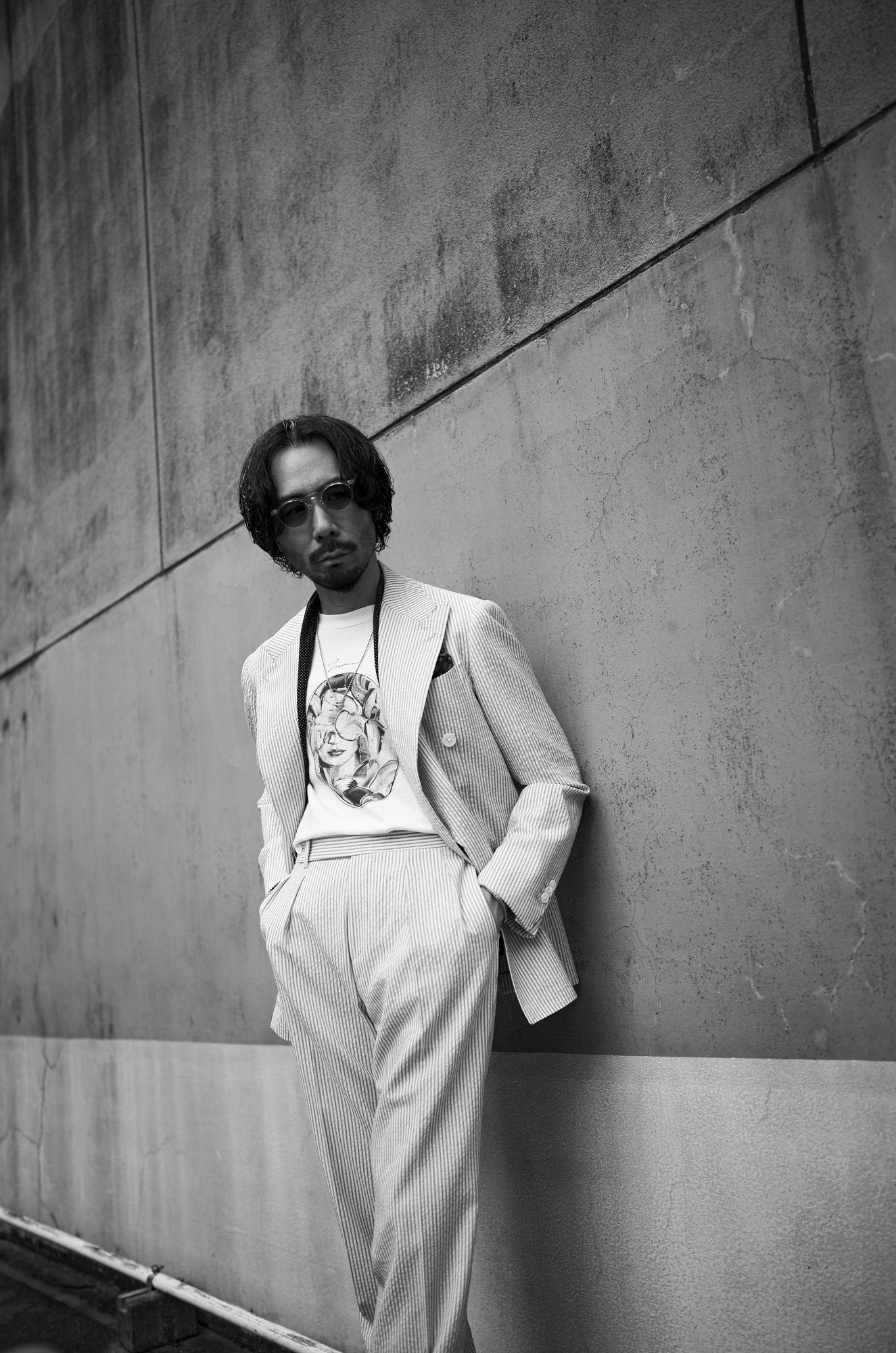 NEUNOA (ニューノア) × AVANTARE (アヴァンターレ) NOA-02 KATE by NEUNOA Art T-Shirts アート Tシャツ WHITE (ホワイト)【Special Model】愛知 名古屋 Alto e Diritto altoediritto アルトエデリット 原画 プリント作品 KATE MOSS ケイトモス TIAMO ティアモ