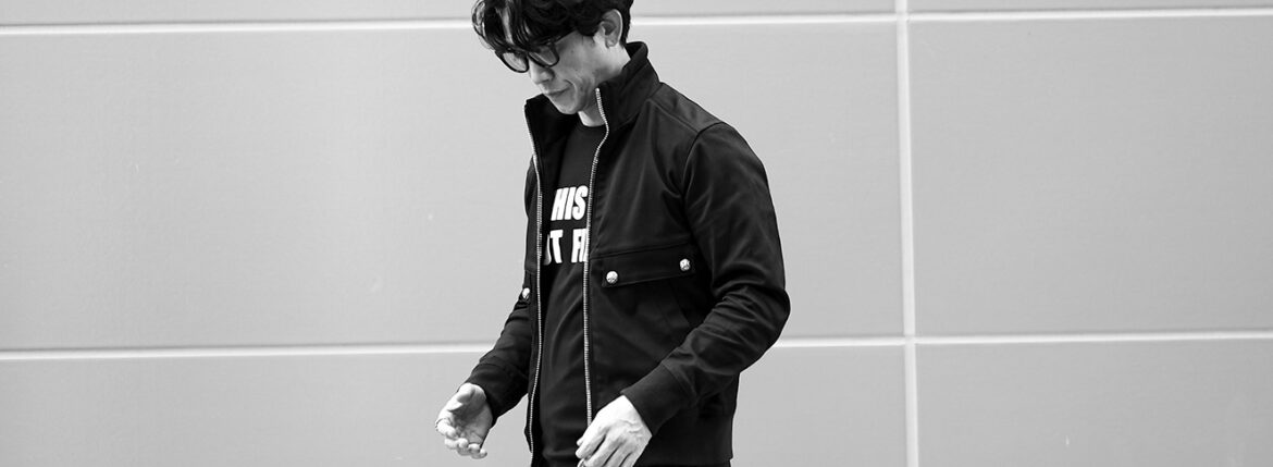 Balvenie Wilhelm (バルヴェニー ヴィルヘルム) No.15 A-1 TYPE BLOUSON 925 SILVER (A-1 タイプ ブルゾン 925シルバー) フライトジャケット BLACK (ブラック) 愛知　名古屋 Alto e Diritto altoediritto アルトエデリット