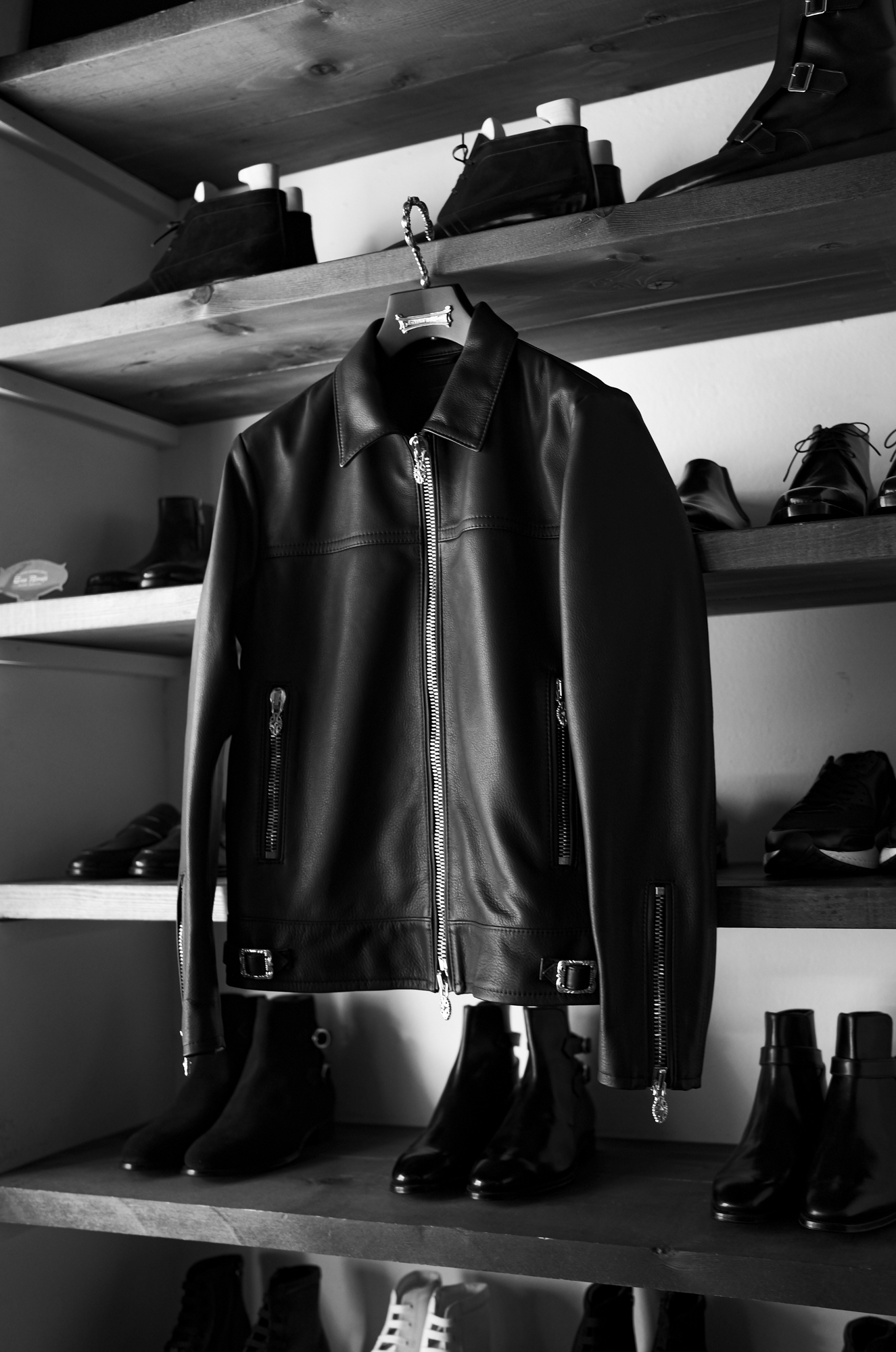 Balvenie Wilhelm "No.17" SINGLE RIDERS 925 SILVER COW LEATHER BLACK【Special Custom】 バルヴェニー ヴィルヘルム ナンバーセブンティーン シングルライダース 925シルバー カウレザー レザージャケット シングルライダース ジャケット 愛知 名古屋 Alto e Diritto altoediritto アルトエデリット