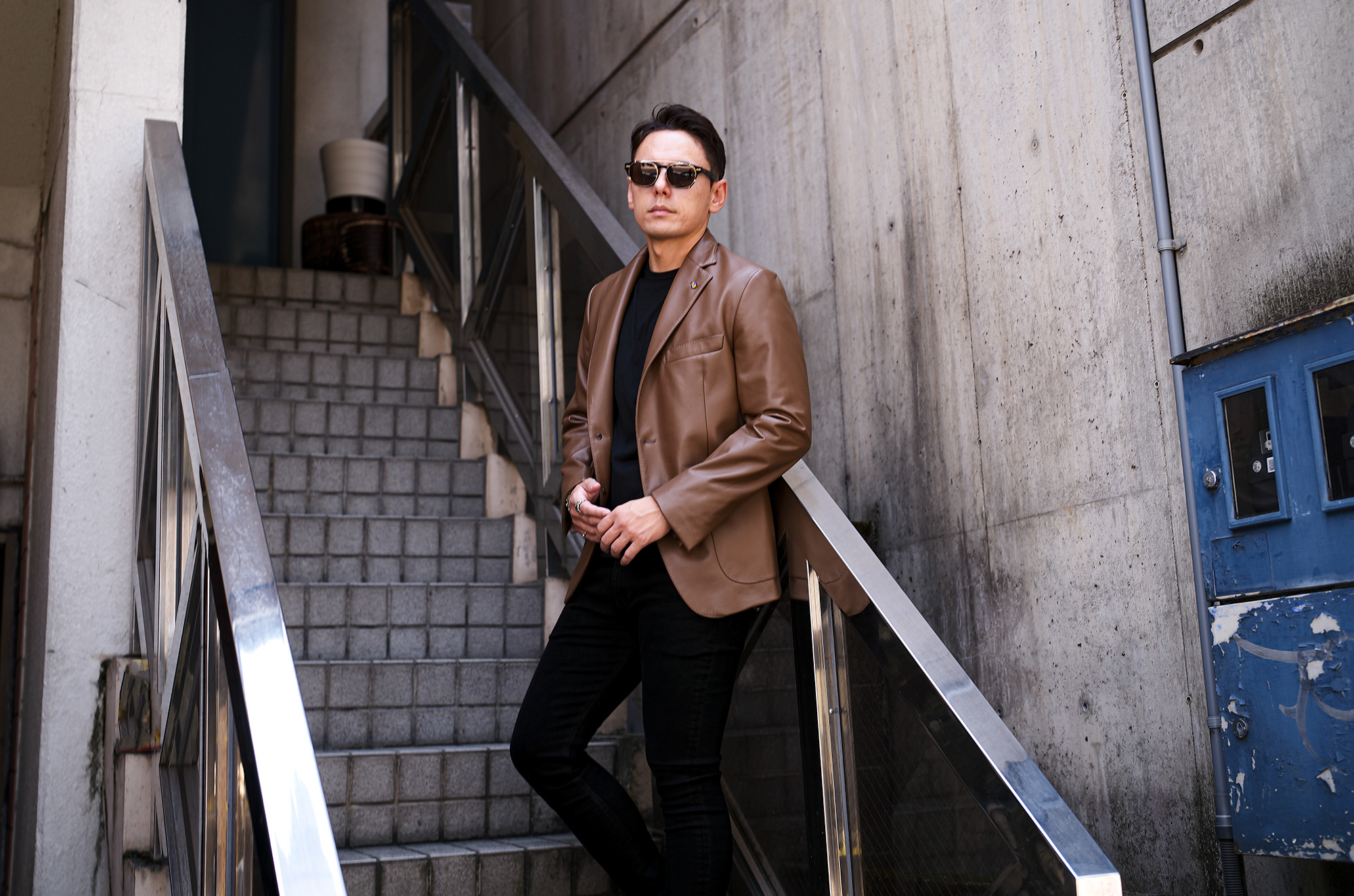 BELVEST 2B LAMB NAPPA LEATHER LIGHT WEIGHT LEATHER JACKET BROWN 2026SS 　ベルベスト ラムナッパレザー ジャケット ブラウン 茶色 2026年 春夏 愛知 名古屋 Alto e Diritto altoediritto アルトエデリット