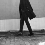 cuervo bopoha Sartoria Collection "Chris" SLACKS BLACK クエルボ ヴァローナ サルトリア コレクション クリス スラックス ブラック 愛知 名古屋 Alto e Diritto altoediritto アルトエデリット ドレス スラックス 鬼ドレス