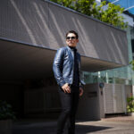 FIXER F0 SINGLE RIDERS Cow Leather NAVY フィクサー エフゼロ シングルライダース カウレザー ネイビー 紺色 ブルー 愛知 名古屋 Alto e Diritto altoediritto アルトエデリット