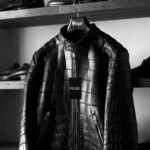 FIXER(フィクサー) F2 CROCODILE(エフツー クロコダイル) SINGLE RIDERS Mat Crocodile マットクロコダイル エキゾチックレザー シングルライダース ジャケット BLACK(ブラック) 【Special Special Special Model】愛知 名古屋 Alto e Diritto altoediritto アルトエデリット スペシャルライダース クロコダイルライダース レザージャケット ライダースジャケット
