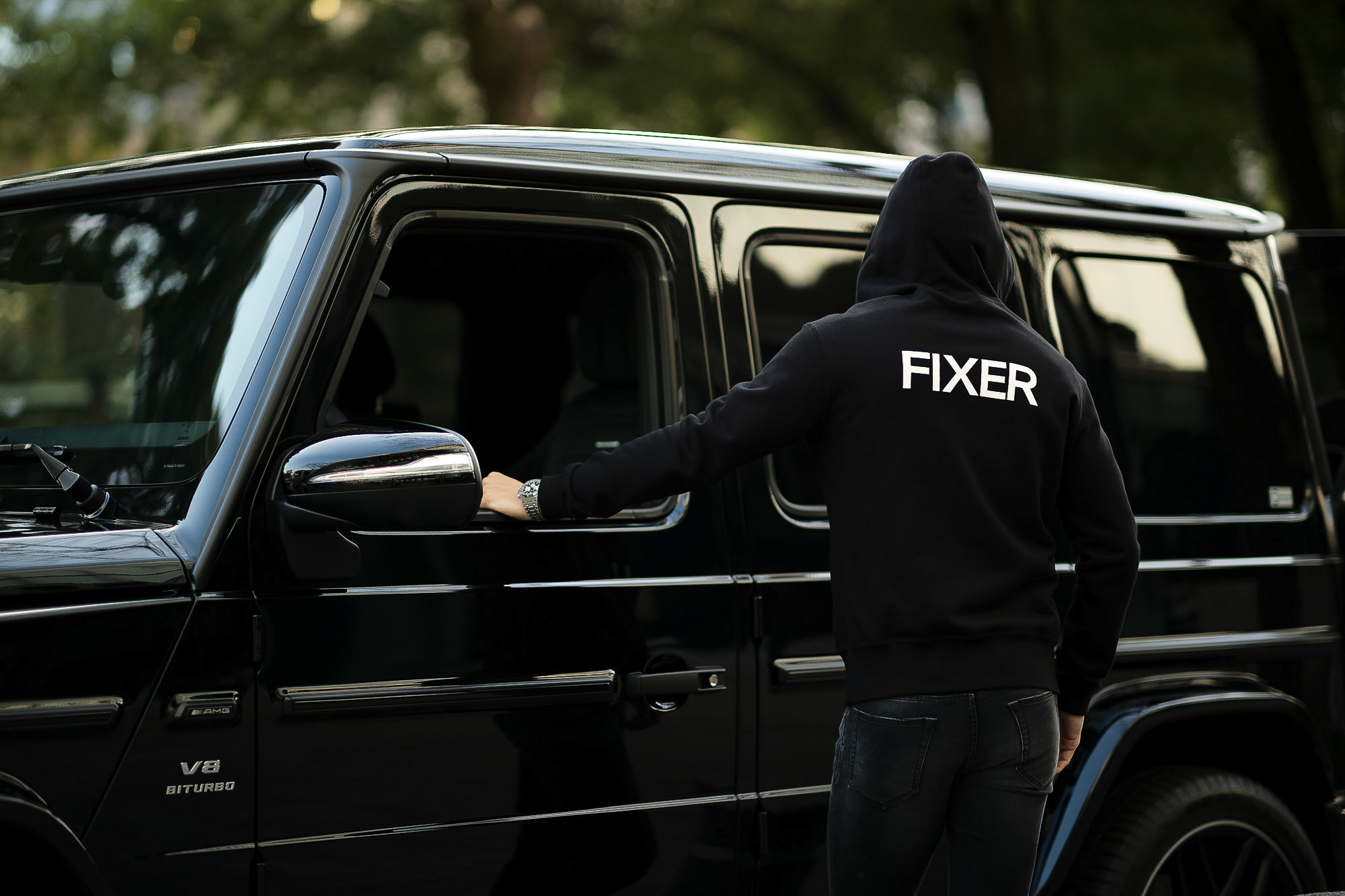 FIXER (フィクサー) FPK-02(エフピーケー02) Sweat Hoodie スウェットフーディー BLACK (ブラック) 2020 愛知 名古屋 altoediritto アルトエデリット パーカー プリントロゴ ロゴプリント 肉厚 裏サーマル