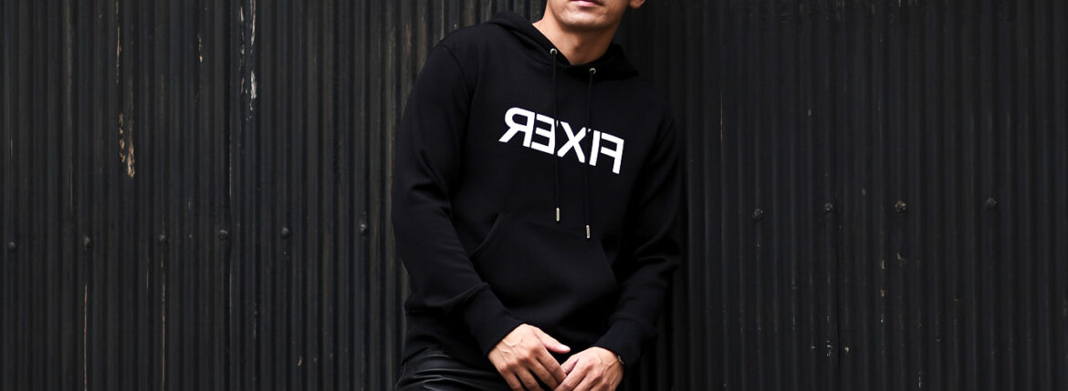 FIXER (フィクサー) FPK-05 Reverse Print Technical Jersey hoodie テクニカルジャージー フーディー BLACK (ブラック) 【ご予約開始】【2025.7.25(Fri)～2025.8.10(Sun)】 愛知 名古屋 Alto e Diritto altoediritto アルトエデリット