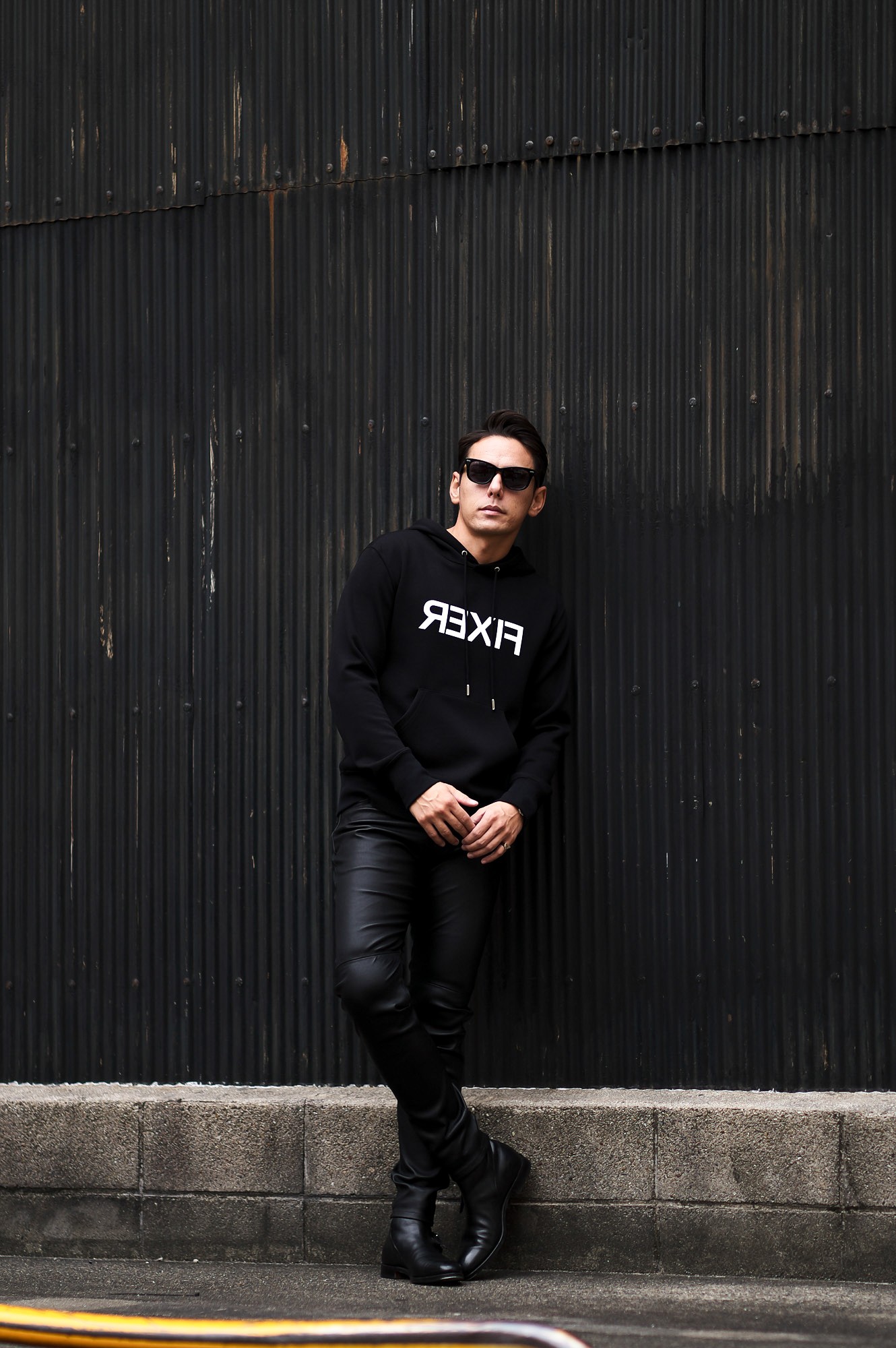 FIXER (フィクサー) FPK-05 Reverse Print Technical Jersey hoodie テクニカルジャージー フーディー BLACK (ブラック) 【ご予約開始】【2025.7.25(Fri)～2025.8.10(Sun)】 愛知 名古屋 Alto e Diritto altoediritto アルトエデリット
