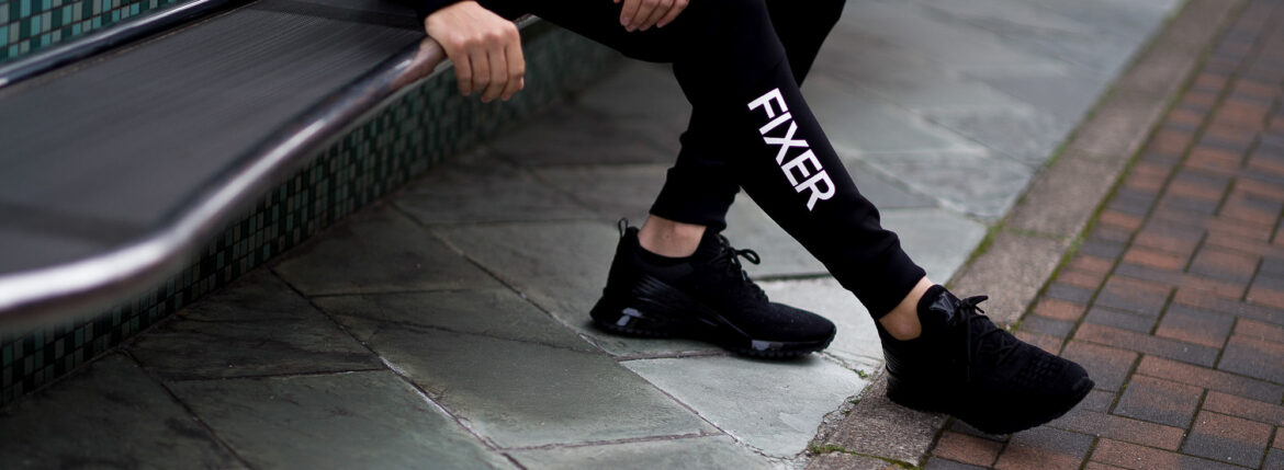 FIXER フィクサー FPT-01 エフピーティー01 Technical Jersey Jogger Pants テクニカルジャージー ジョガーパンツ BLACK ブラック 愛知　名古屋 Alto e Diritto アルトエデリット ジャージ スウェットパンツ