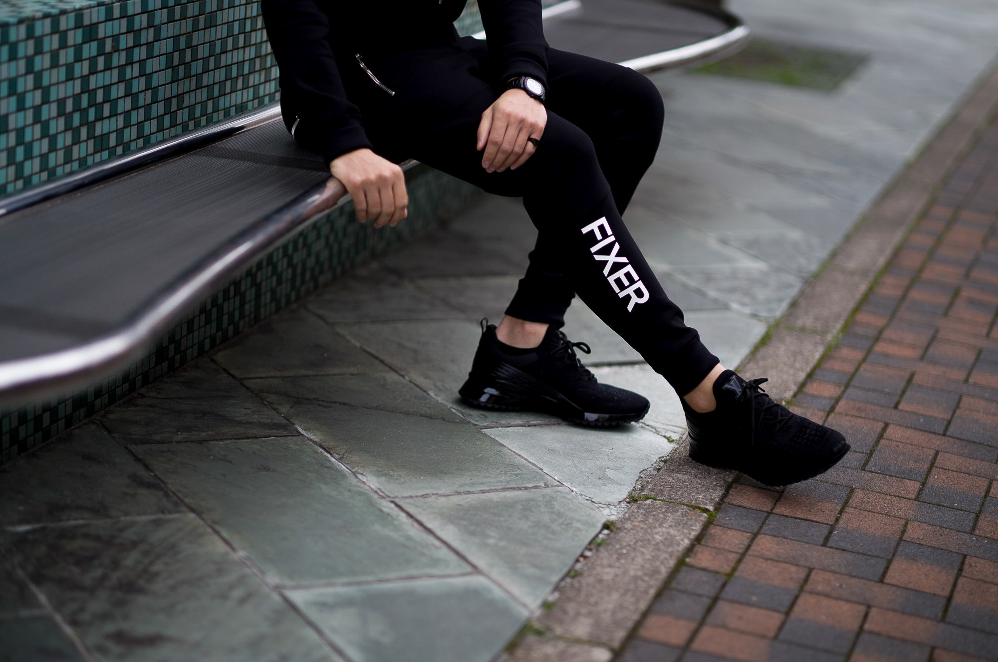 FIXER フィクサー FPT-01 エフピーティー01 Technical Jersey Jogger Pants テクニカルジャージー ジョガーパンツ BLACK ブラック 愛知　名古屋 Alto e Diritto アルトエデリット ジャージ スウェットパンツ