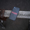FIXER iPhone Case 16e BLACK × REDのイメージ