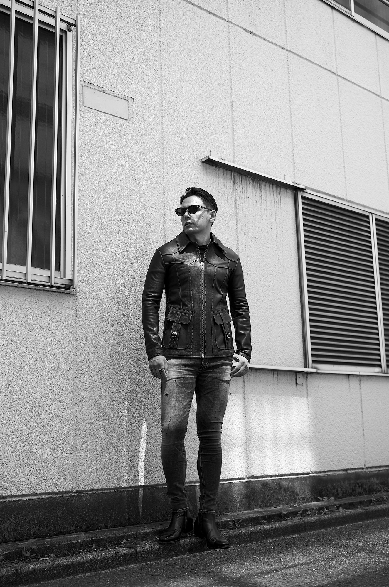FIXER × CASABLANCA SPECTACLES STIFF 925 SILVER MATTE BLACK // South Paradiso Leather East West SMOKE Cow Hide Leather BLACK // Balvenie Wilhelm VALIANT RING 925 SILVER // Balvenie Wilhelm MATILDA RING 925 SILVER // ISAMU KATAYAMA BACKLASH Stretch Skinny Crash Denim Pants BLACK CRASH // Georges de Patricia Stradale 925 STERLING SILVER Black Calf NOIR フィクサー カサブランカスペクタクルス スティフ 925シルバー サウスパラディソレザー イーストウエスト スモーク カウハイドレザー バルヴェニーヴィルヘルム ヴァリアントリング マチルダリング イサムカタヤマバックラッシュ デニムパンツ ブラッククラッシュ ジョルジュドパトリシア ストラダーレ ブーツ レザーブーツ 愛知 名古屋 Alto e Diritto altoediritto アルトエデリット