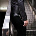 ISAMU KATAYAMA BACKLASH × FIXER (イサムカタヤマ バックラッシュ × フィクサー) Stretch Skinny Denim Pants FIX-2117-02 京都紋付黒染め『深黒』ストレッチ スキニー デニム パンツ BLACK (ブラック) MADE IN JAPAN (日本製) 2025 【ご予約受付中】のイメージ