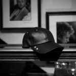 ISAMU KATAYAMA BACKLASH The Line (イサムカタヤマ バックラッシュ ザ・ライン) THE LINE PYTHON CAP No.T-284 (パイソン キャップ) 925 STERLING SILVER (925 スターリングシルバー) パイソンレザー キャップ BLACK (ブラック) MADE IN JAPAN (日本製) 愛知 名古屋 Alto e Diritto altoediritto アルトエデリット　帽子 ベースボールキャップ