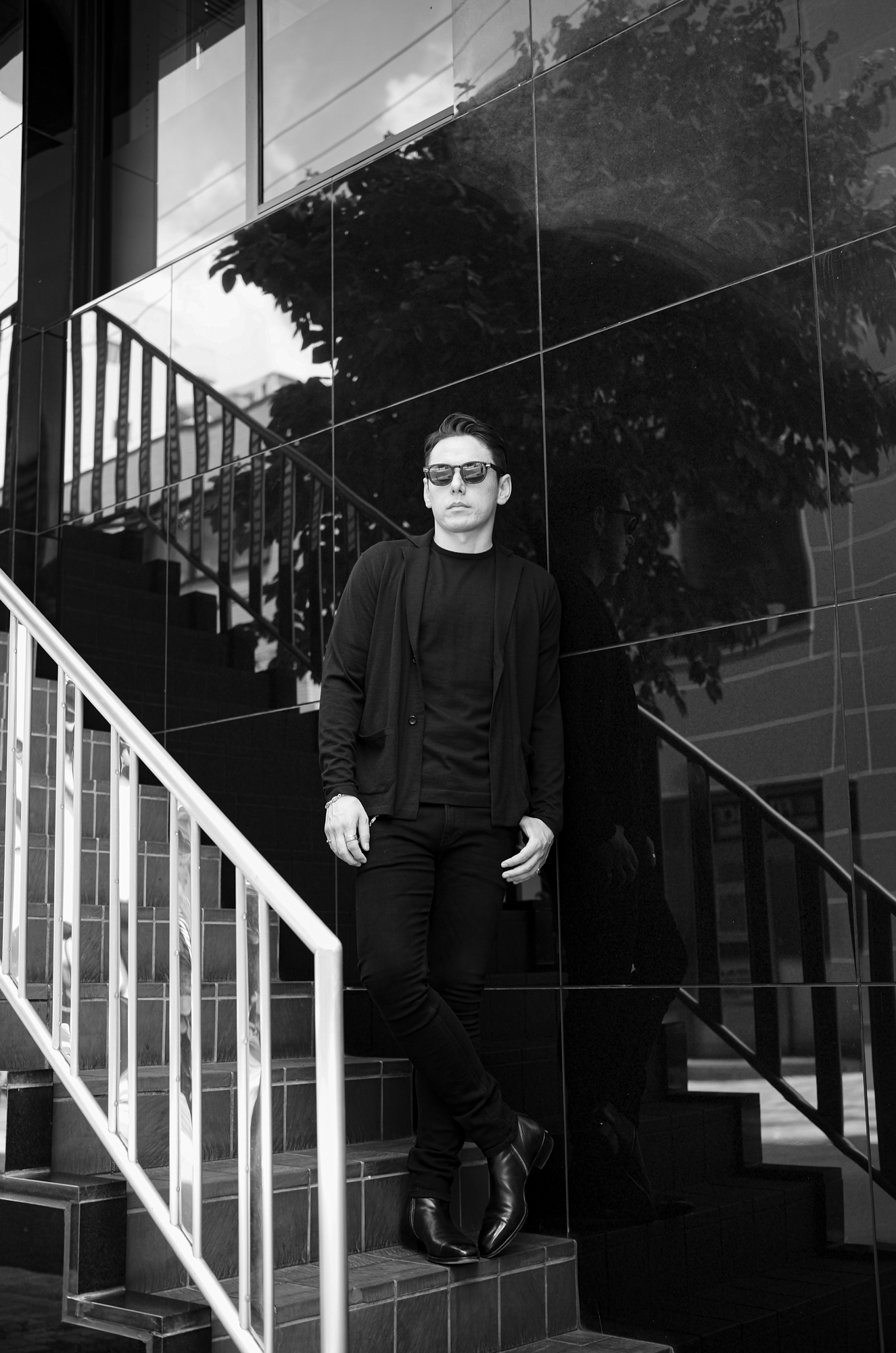 RIVORA For Alto e Diritto "Alashan Cashmere" Knit Jacket BLACK 2025【Special Model】愛知 名古屋 Alto e Diritto altoediritto アルトエデリット リヴォラ アラシャンカシミヤ ニットジャケット ブラック