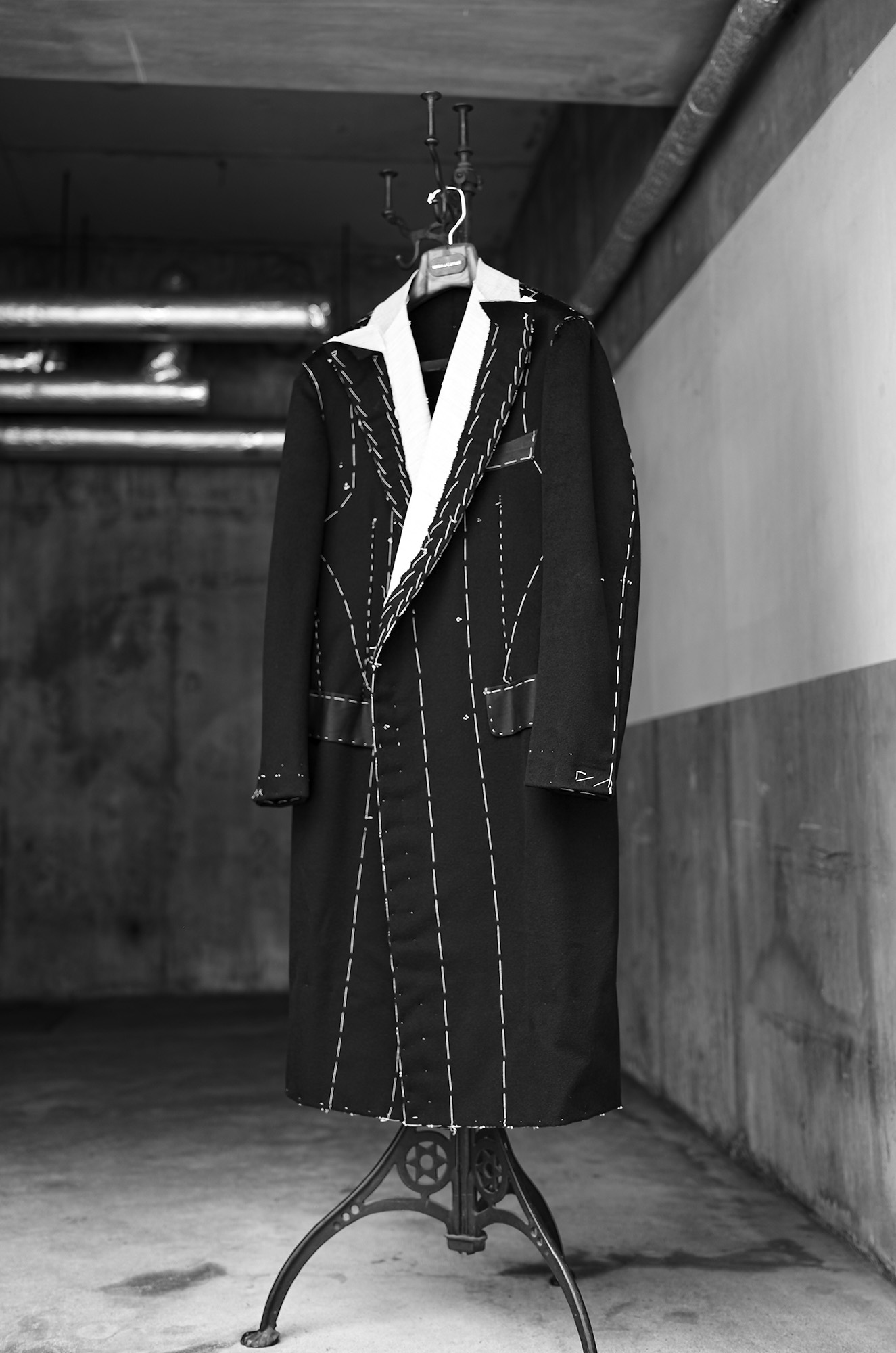 Sartoria Curvarti BESPOKE CASHMERE DOUBLE BREASTED COAT BLACK【Alto e Diritto 別注】【Special Model】サルトリア・クルヴァルティ ビスポーク カシミヤ ダブルブレステッド コート ダブルコート 2025 愛知 名古屋 Alto e Diritto altoediritto アルトエデリット