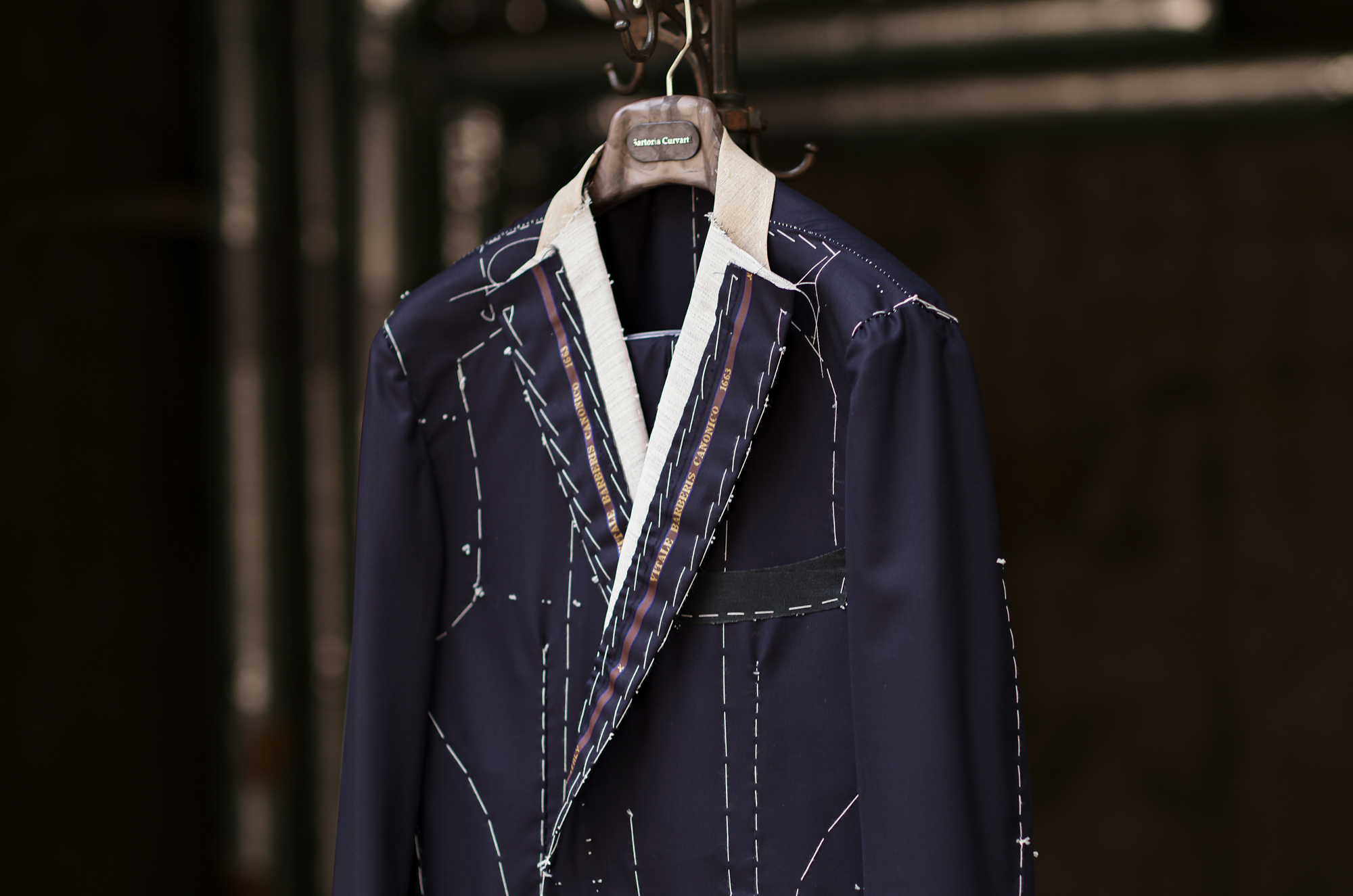 Sartoria Curvarti "BESPOKE" Drapers GREENHILLS Super180's SINGLE BREASTED SUIT NAVY SOLID 2025AW サルトリア・クルヴァルティ ビスポーク ドラッパー スーパー180 シングルブレステッド スーツ ネイビー 2025秋冬 愛知 名古屋 Alto e Diritto altoediritto アルトエデリット