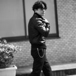 TOM FORD (トムフォード) GRAIN LEATHER FUNNEL BOMBER (グレインレザー ファンネルボンバー) ラムレザー ボマー ジャケット BLACK (ブラック) Made in italy (イタリア製) 2025 愛知 名古屋 Alto e Diritto altoediritto アルトエデリット レザージャケット　レザーブルゾン