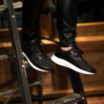 WH (ダブルエイチ) WHA-0001 FASTER Last (ファスター ラスト) FRENCH KIP LEATHER SNEAKERS フレンチキップ レザー スニーカー BLACK × WHITE (ブラック × ホワイト) MADE IN JAPAN (日本製) 2025 【ご予約開始】愛知 名古屋 Alto e Diritto altoediritto アルトエデリット
