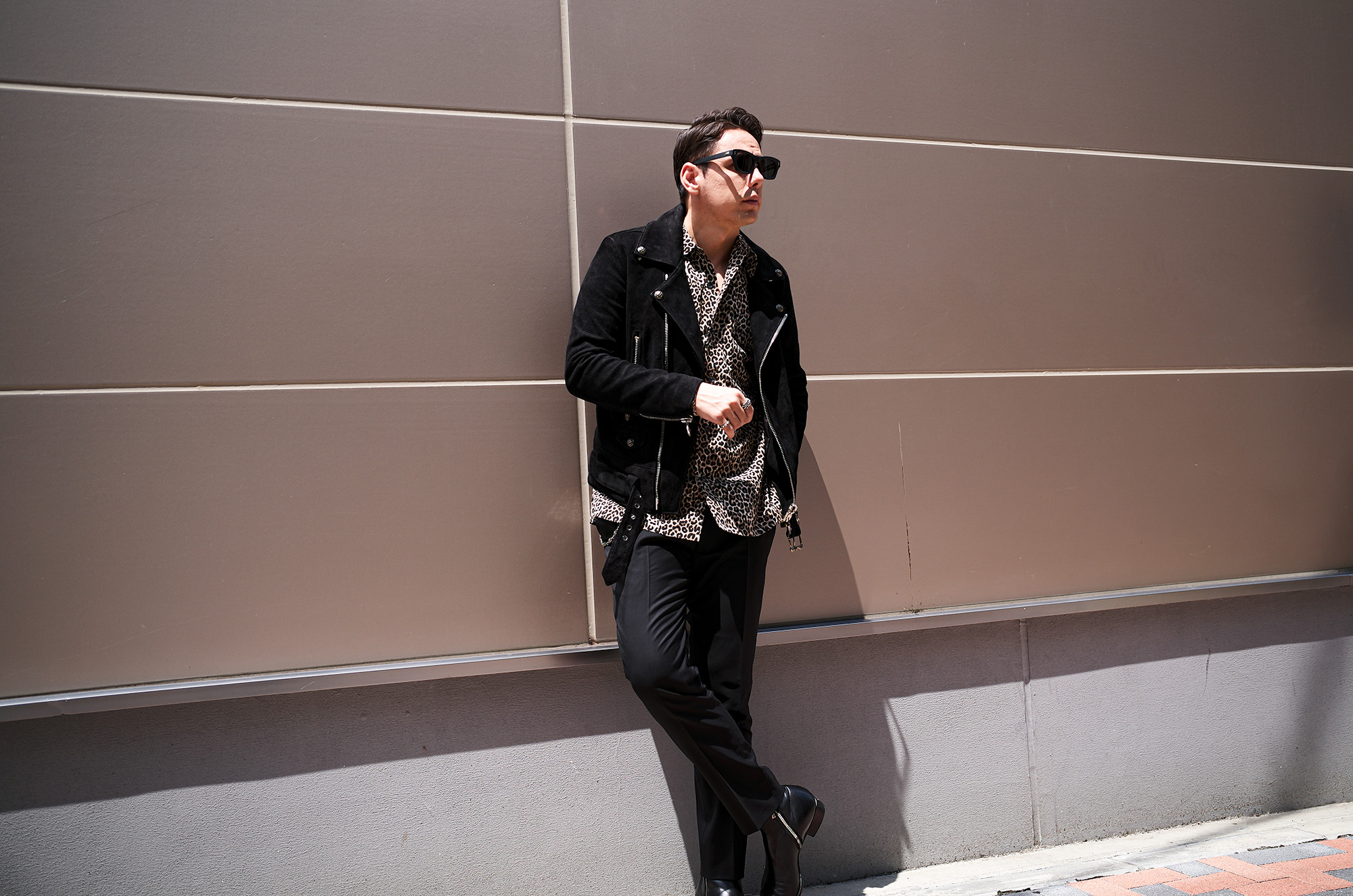 Balvenie Wilhelm (バルヴェニー ヴィルヘルム) No.01 DOUBLE RIDERS 925 SILVER (ナンバーゼロワン ダブルライダース 925シルバー) DEER OIL BACK SUEDE LEATHER (ディア オイル バック スウェード) スウェードレザー ジャケット ダブルライダース ジャケット BLACK (ブラック) Made In England (イギリス製) 愛知 名古屋 Alto e Diritto altoediritto 東京 TOKYO レザージャケット ライダースジャケット