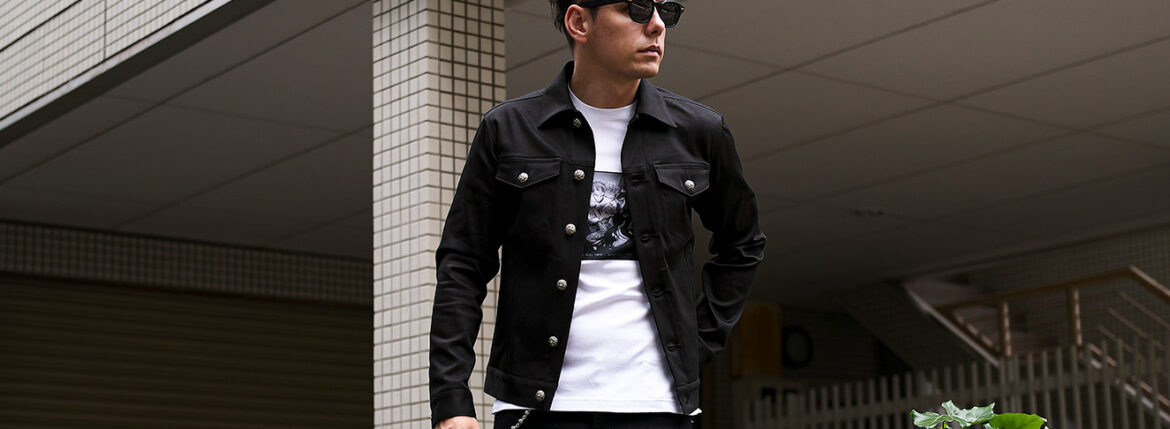 Balvenie Wilhelm (バルヴェニー ヴィルヘルム) No.13 TRACKER JACKET 925 SILVER (トラッカージャケット 925シルバー) デニムジャケット BLACK (ブラック) 愛知 名古屋 Alto e Diritto altoediritto アルトエデリット