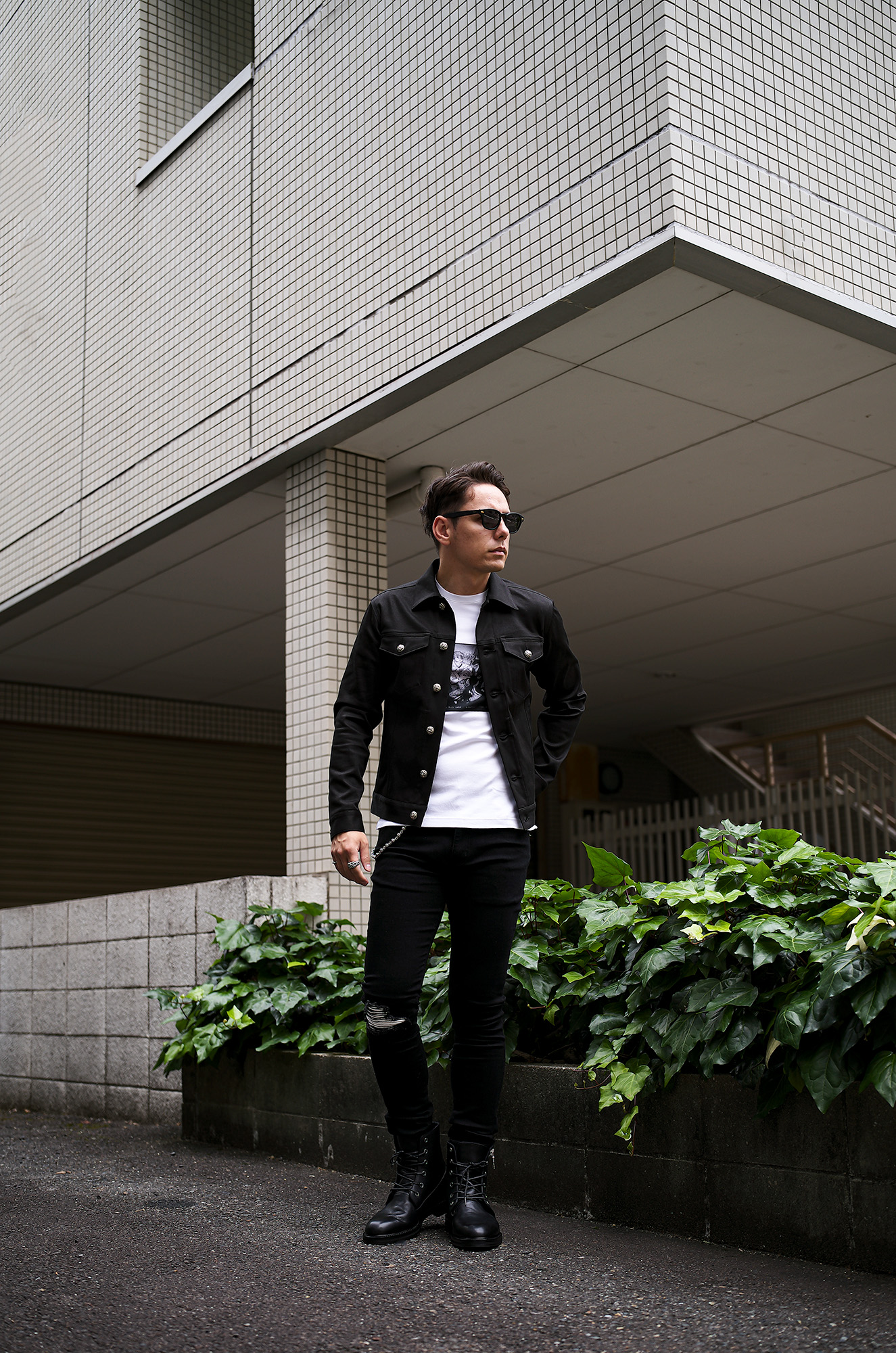 Balvenie Wilhelm (バルヴェニー ヴィルヘルム) No.13 TRACKER JACKET 925 SILVER (トラッカージャケット 925シルバー) デニムジャケット BLACK (ブラック) 愛知 名古屋 Alto e Diritto altoediritto アルトエデリット